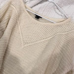 Cream Oversized Sweater